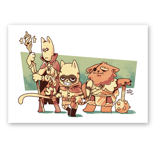 Kritzelbauer – Cartolina "RPG Büsis"