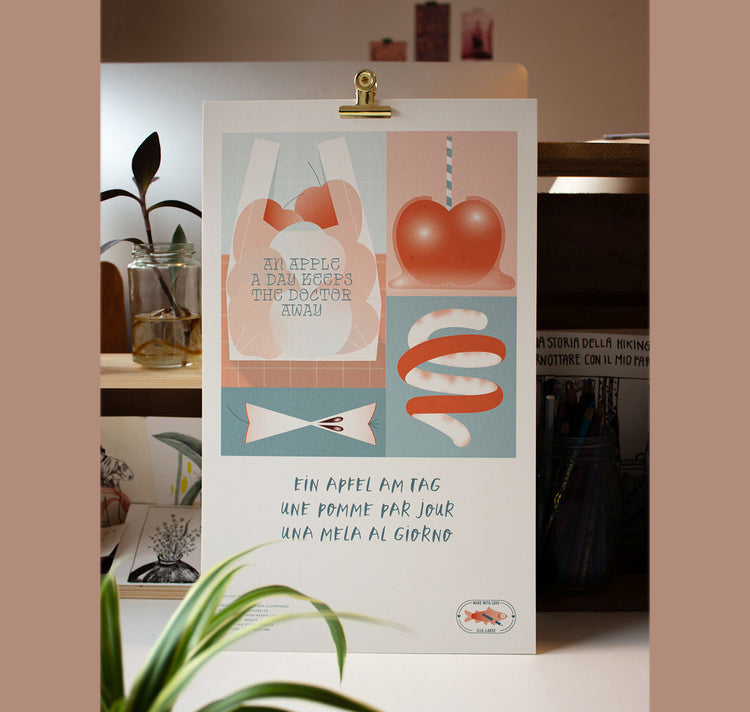 LAKSE - Calendrier intemporel « Une pomme par jour »