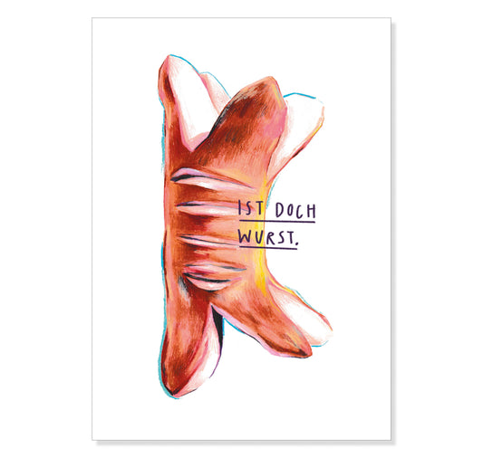 Lorena Paterlini - Plakat "unlimitierte Wurst"