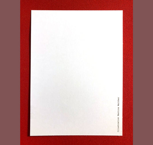 Martina Walther - Postkarte "Stuhl und Hund"