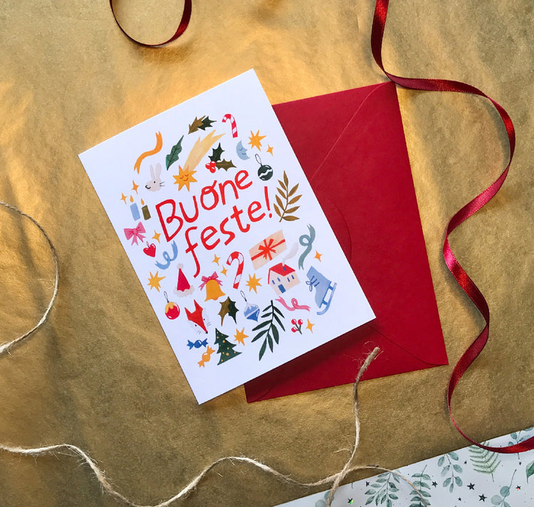 Mavie Steffanina - Karte "CHRISTMAS BUONE FESTE"