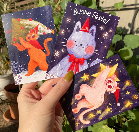 Mavie Steffanina - Karte "XMAS CATS SET"