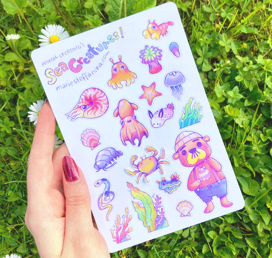 Mavie Steffanina - Stickersheet "Sea Creatures"