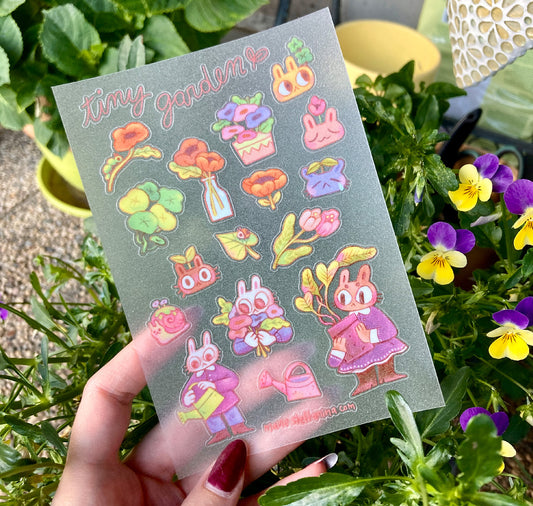 Mavie Steffanina - Foglio di adesivi "Tiny Garden"