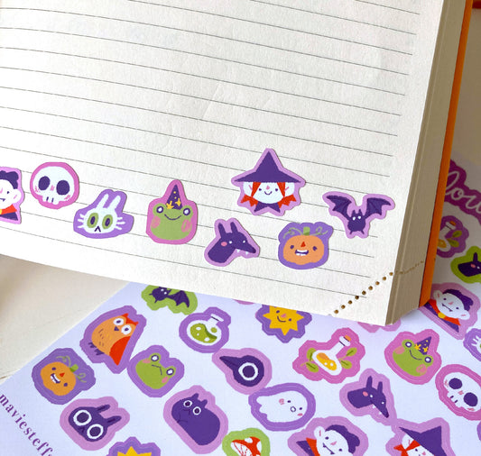 Mavie Steffanina - Stickersheet "Mini Halloween"