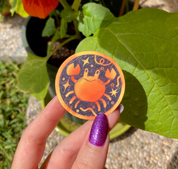 Mavie Steffanina - Sticker "Cute Crab"