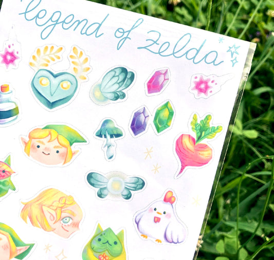 Mavie Steffanina - Stickersheet "ZELDA COLLECTION"