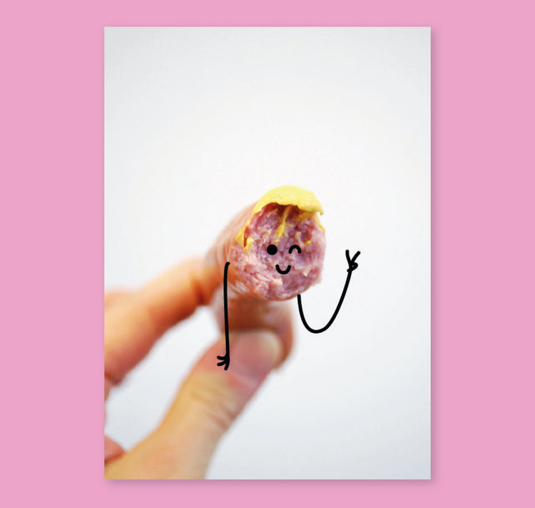 Meret Glausen - Postkarten "Würstli"