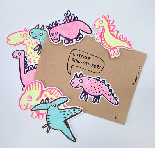 Meret Glausen - Stickerset "Dino"