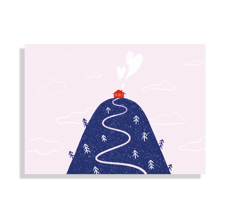 Milena Schnell - Postkarte "Berg"