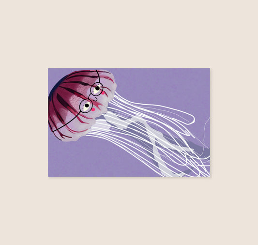 Hard times - postcard "Jellyfish"