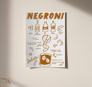 Mucks - Plakat "Negroni"