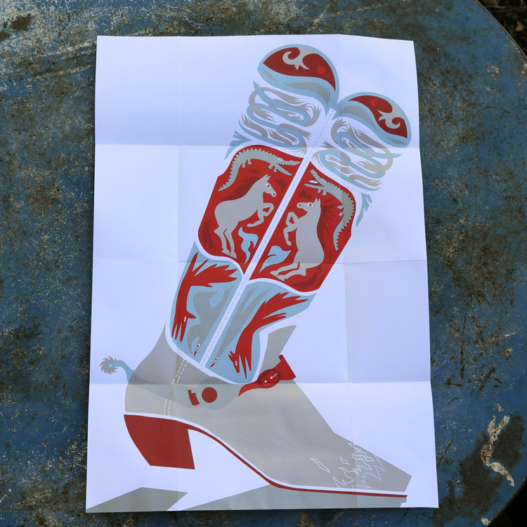 Müscle - Affiche dépliable du Nouvel An 2026