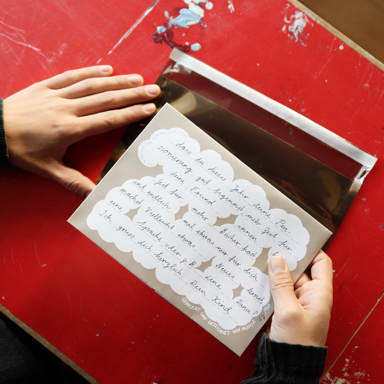 Müscle - Affiche dépliable du Nouvel An 2026