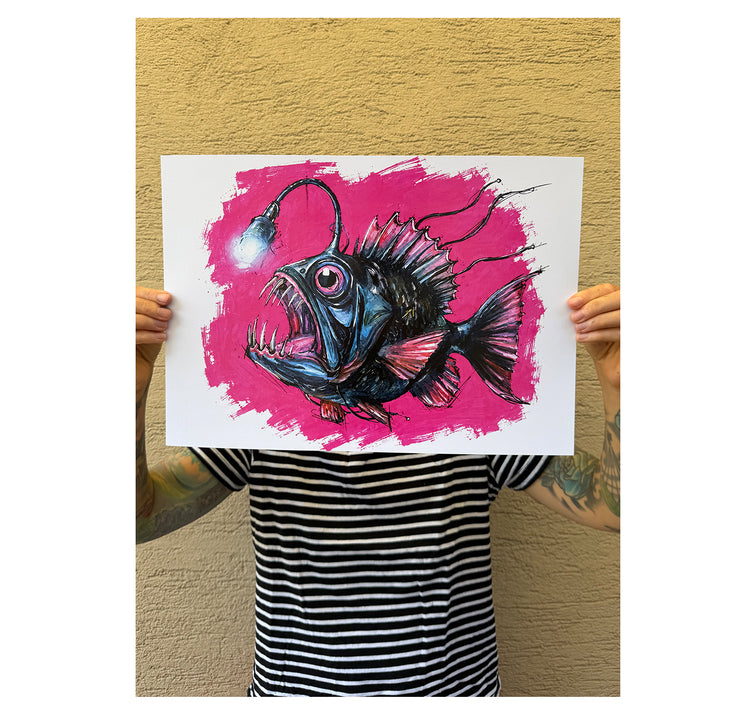 MYLLUA - Karte oder Plakat "Der Selbstblender"