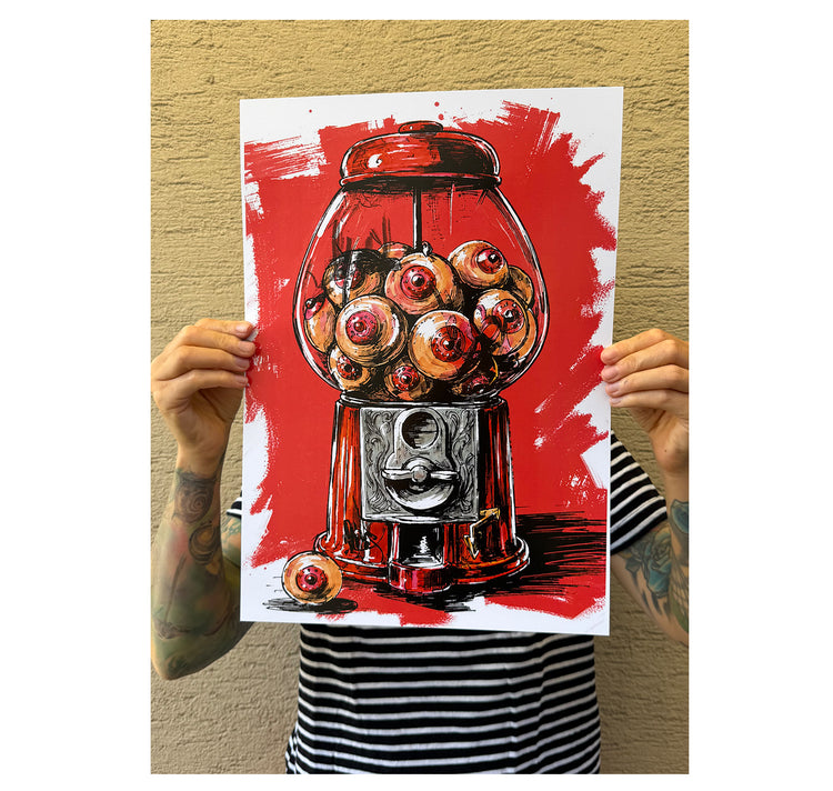 MYLLUA - Karte oder Plakat "Macht macht"