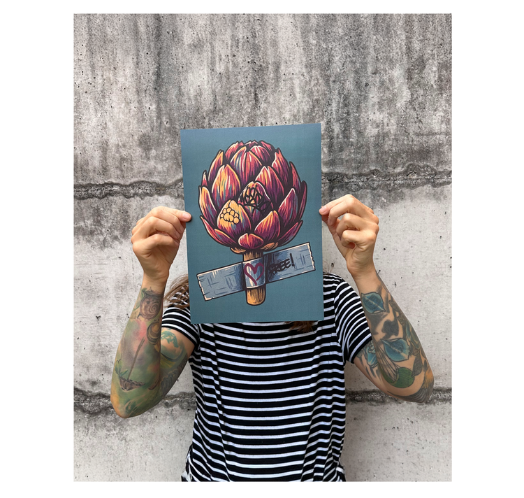 MYLLUA - Karte oder Plakat "Antischocke"