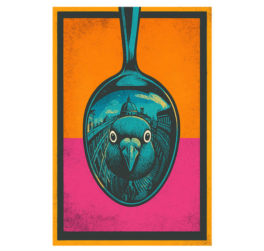 MYLLUA - Karte oder Plakat "Hellou"