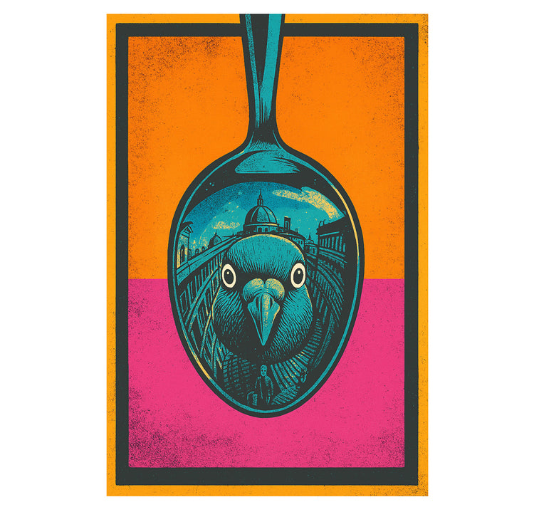 MYLLUA - Karte oder Plakat "Hellou"