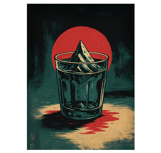 MYLLUA - Karte oder Plakat "Leise Kriese"