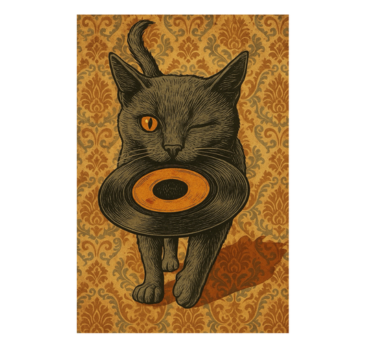 MYLLUA - Karte oder Plakat "Vintcat"