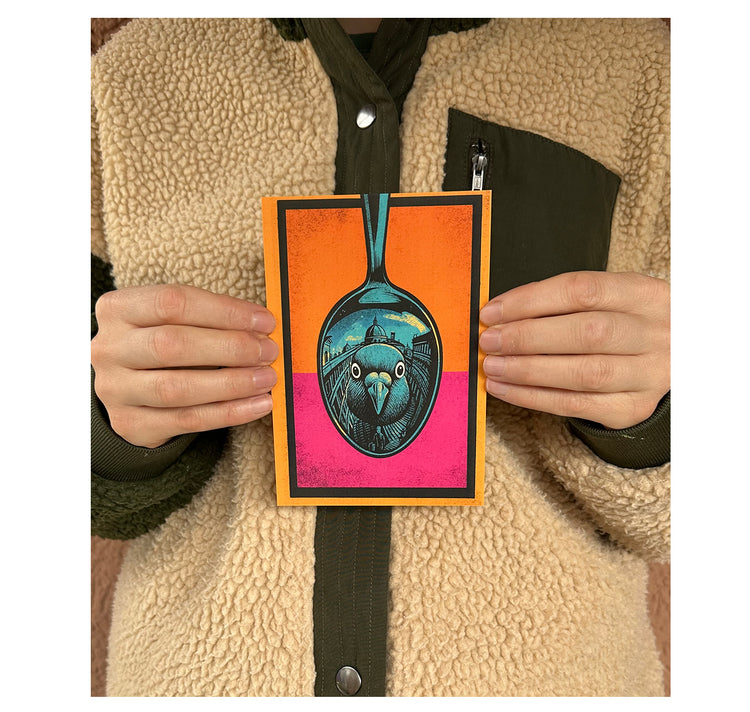 MYLLUA - Karte oder Plakat "Hellou"