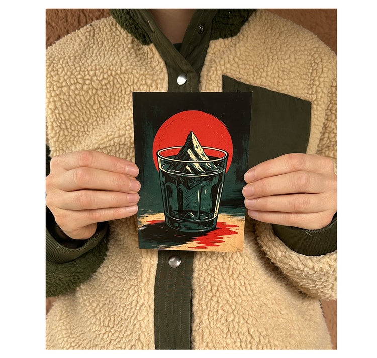 MYLLUA - Karte oder Plakat "Leise Kriese"