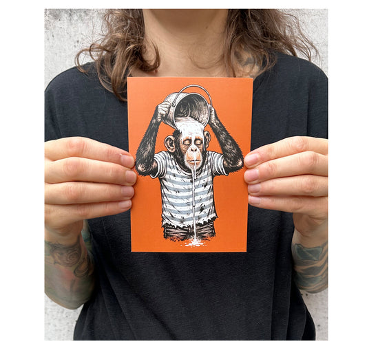 MYLLUA - Karte oder Plakat "Chübeli um"