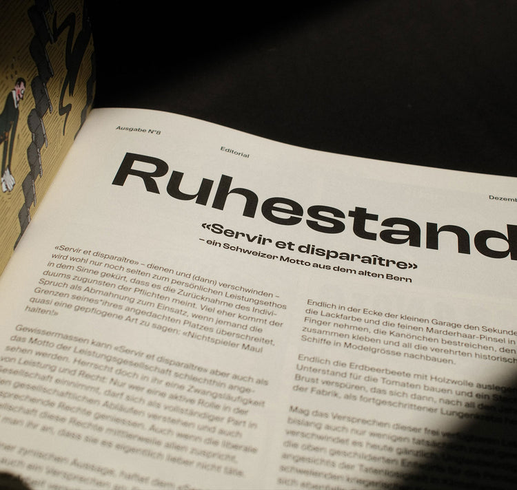 Notbremse Magazin - Ausgabe #8 - Thema: Ruhestand