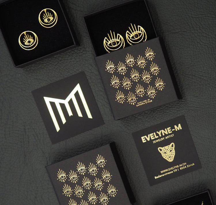 Sandra Staub x Evelyne-M - Ohrstecker Bold (gold)
