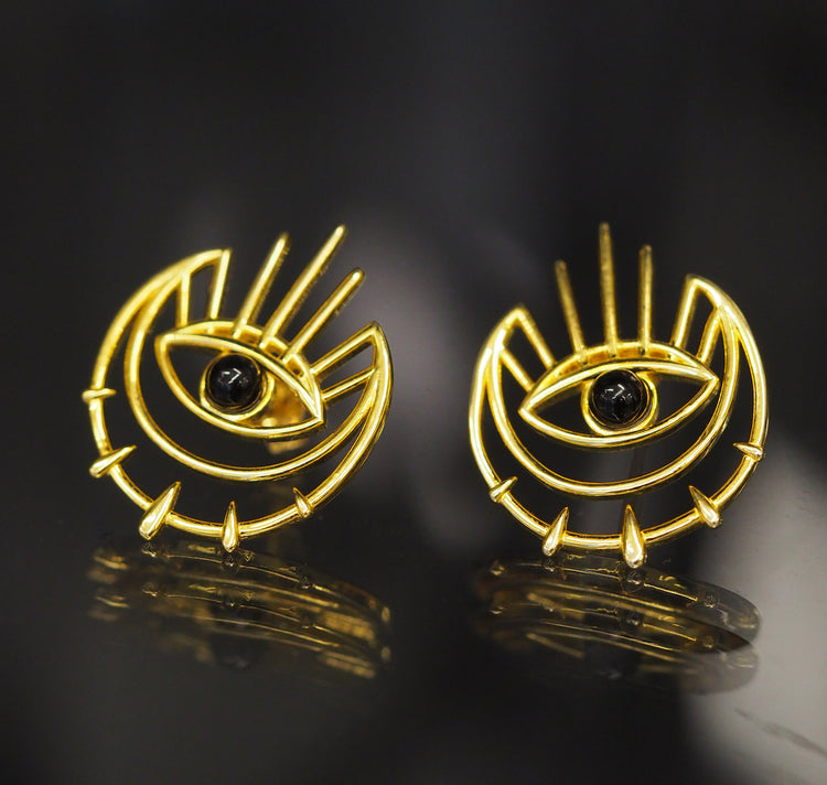 Sandra Staub x Evelyne-M - Ohrstecker Bold (gold)