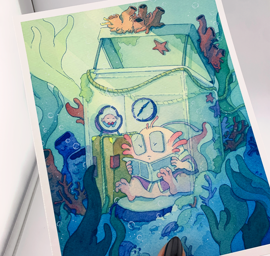 Pim Poli - Plakat "Axolotl"