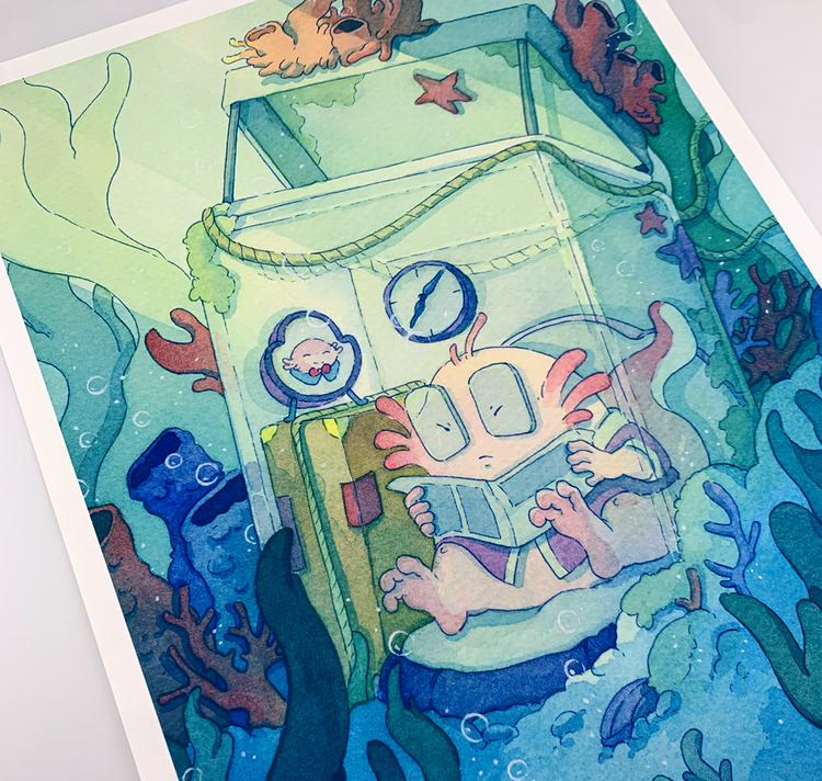 Pim Poli - Poster "Axolotl"