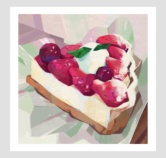 Pim Poli - Print "Strawberry Cake"