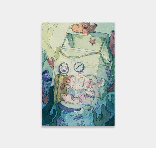 Pim Poli - Karte "Axolotl"