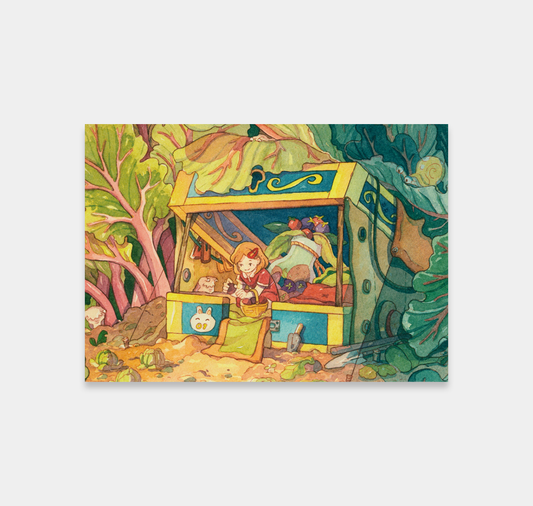 Pim Poli - Karte "Rhubarb Garden"