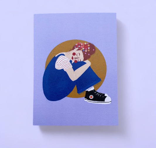 arion illustriert - Postkarte "Blumen im Haar"