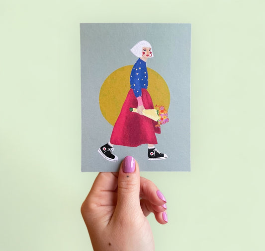 arion illustriert - Postkarte "Blumenstrauss"