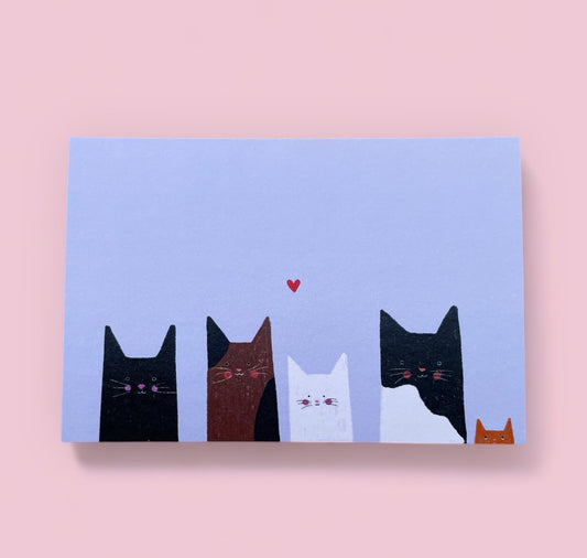 arion illustrato - Cartolina "Les Chats et L'amour"