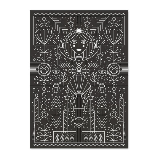 Clarissa Schwarz - Postkarte "Christmas One"