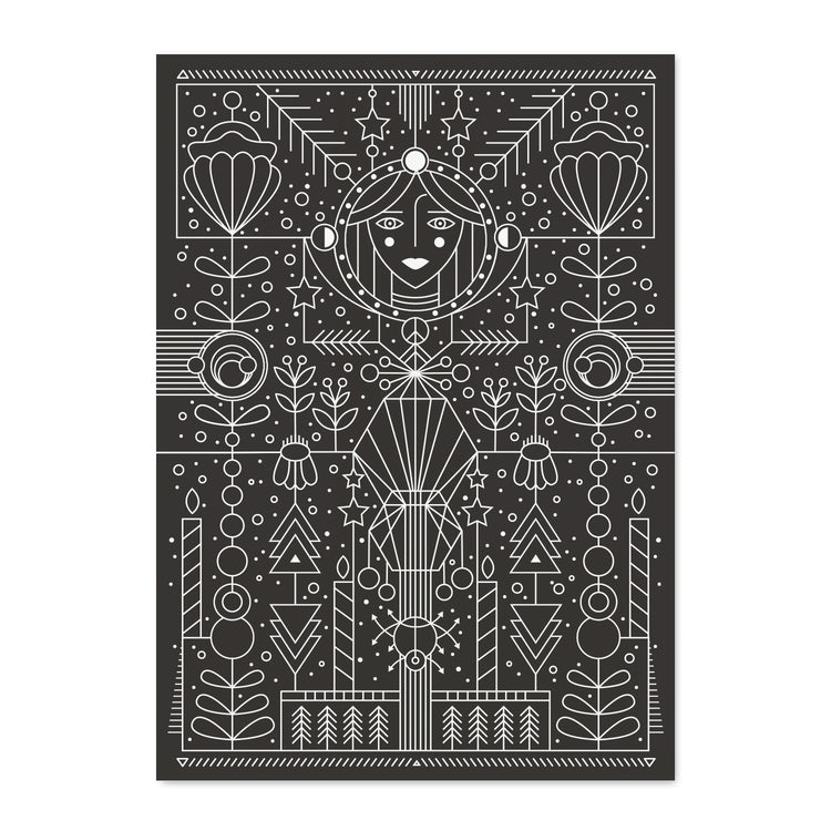 Clarissa Schwarz - Postkarte "Christmas One"