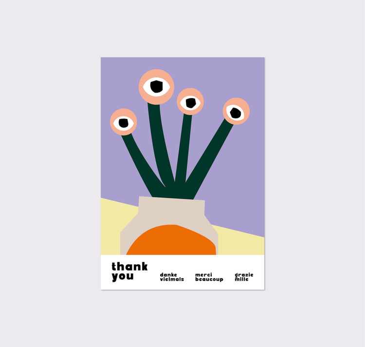 GINNY - Postkartenset "Thank You" (6 Karten)