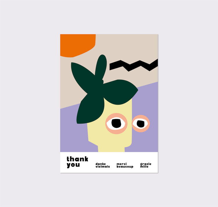 GINNY - Postkartenset "Thank You" (6 Karten)