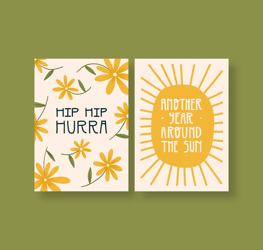 Carmen Saguer - Postkartenset "Hurra"