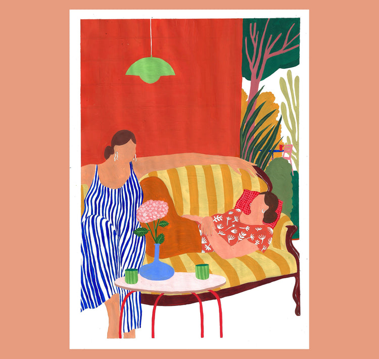 Lena Studer - Plakat "Sofagespräche No2"