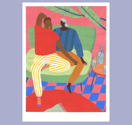 Lena Studer - Plakat "Sofagespräche No1"