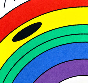 Joël Roth - Plakat "Rainbow with Hat"