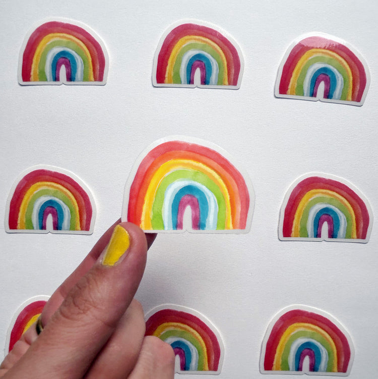 Celine Geser - Sticker "Regenbogen"