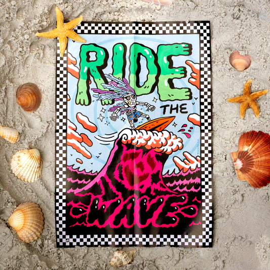 Vivvian - Plakat "Ride the Wave"