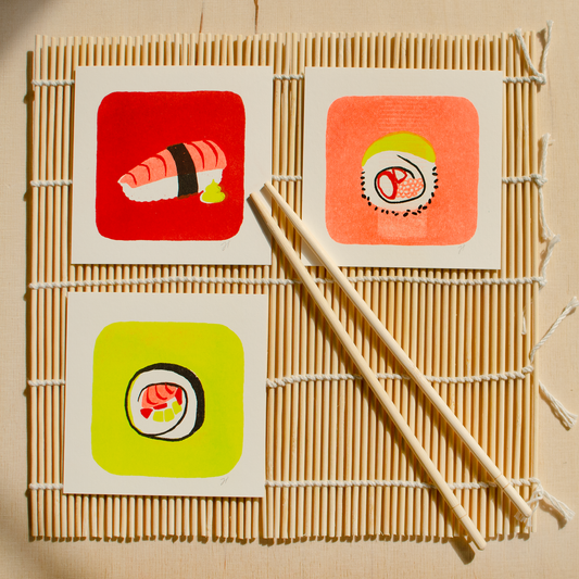 Judith Hirsch - Mini-Prints "Sushi"